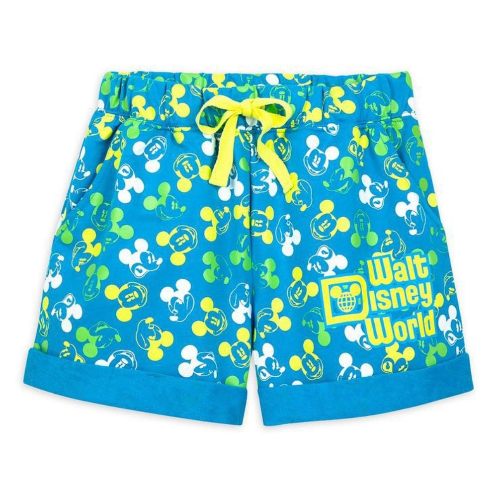 Disneyland Resort Mickey Mouse All Over Print Shorts Womens Size Medium.
